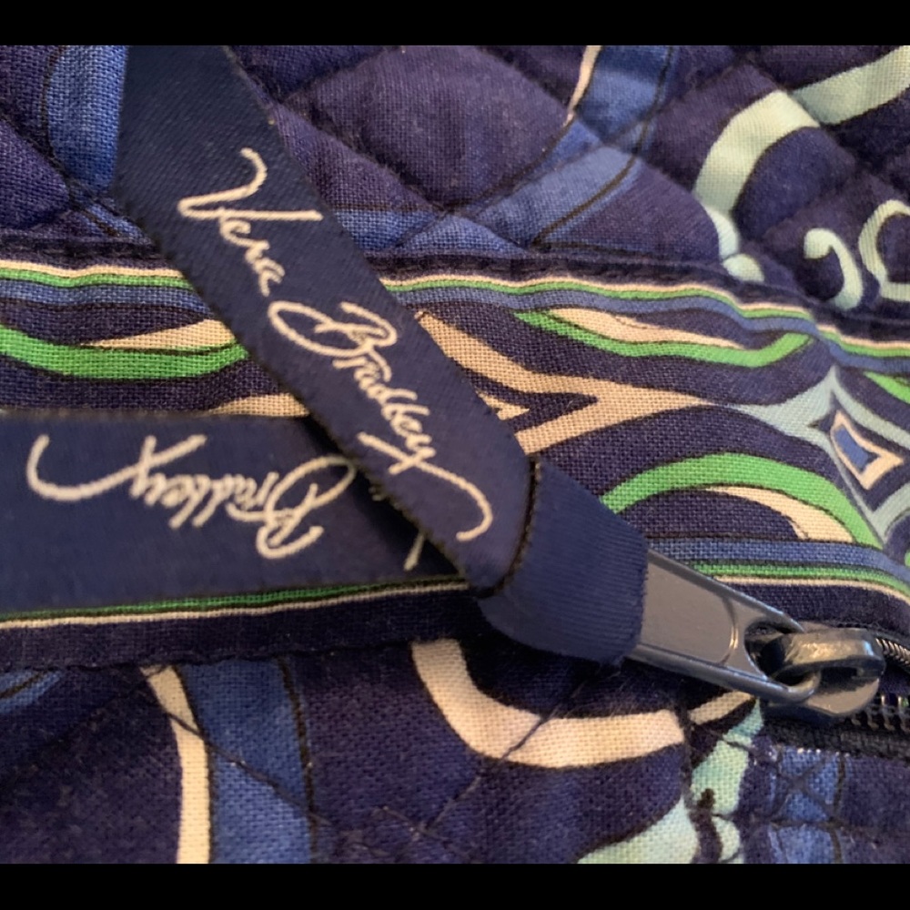 Vera Bradley Drawstring Backsack Mediterranean Blu - image 4